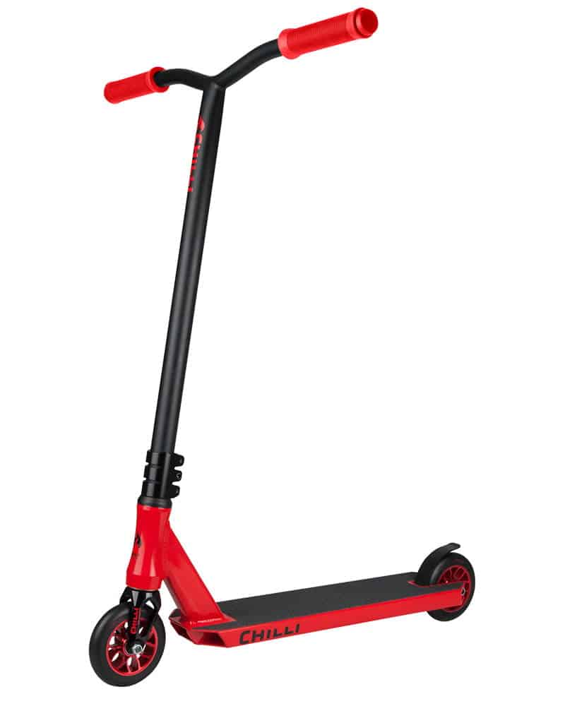 CHILLI PRO SCOOTER Stunt Roller Scooter REAPER FIRE Scooter red/black Park Kick 