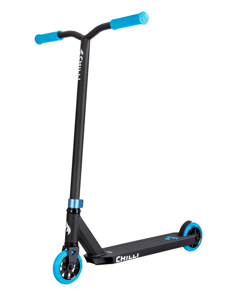 Chilli base Black/Blue scooter Stunt-Roller stuntscooter freestyle City Roller 