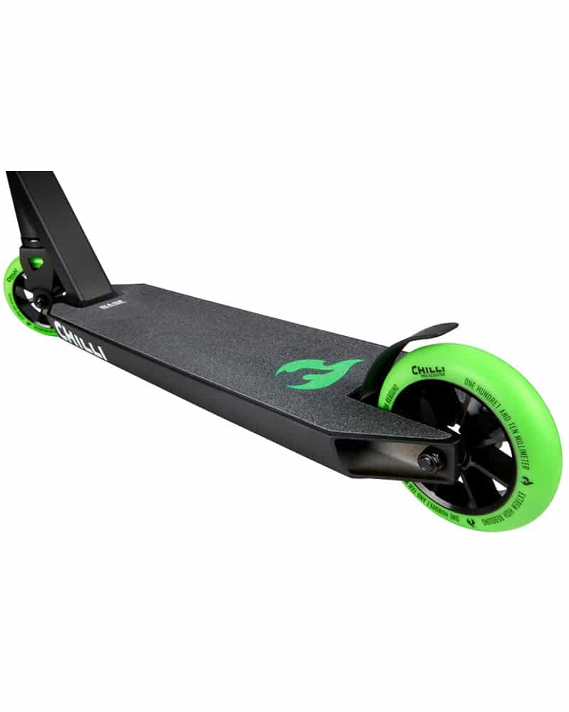 Chilli base Black/Green scooter Stunt-Roller stuntscooter freestyle City Roller 