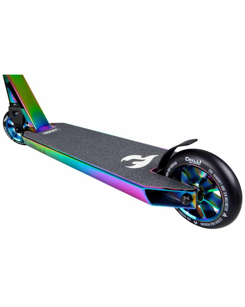 Stunt park scooter CHILLI PRO SCOOTER ROCKY Scooter neochrome/green Freestyle 