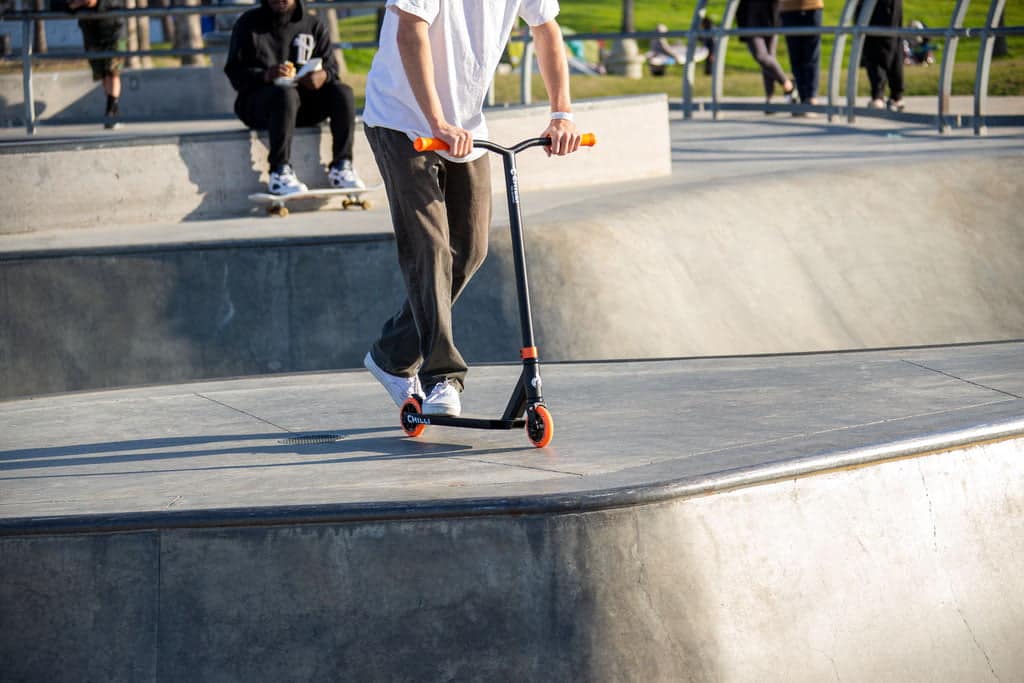 medium-Chilli Pro Scooter Base Black-Orange-5
